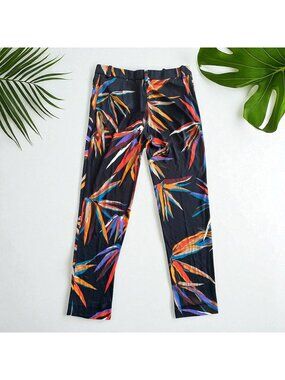 EMILIO PUCCI Silk Blend Tropic Pants Size US 4